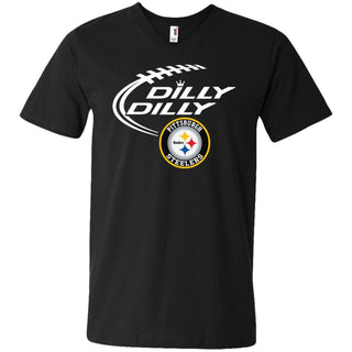 Dilly Dilly Pittsburgh Steelers Nfl Football Men V-Neck T-Shirt