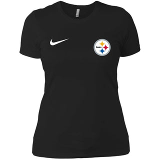 Nike Pittsburgh Steelers Logo Nfl Football Women T-Shirt