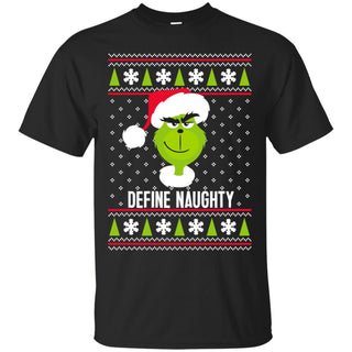 Dr. Seuss The Grinch Naughty Grinch Christmas Sweatshirt Men T-Shirt