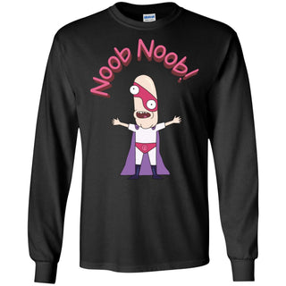 Rick And Morty Noob Noob Men Long SLeeve Shirt