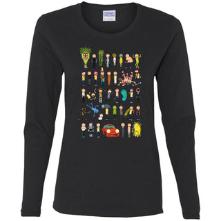 Ricky And Morty The Many Morty's Women Long Sleeve Shirt