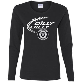 Dilly Dilly Oakland Raiders Nfl Football Women Long Sleeve Shirt