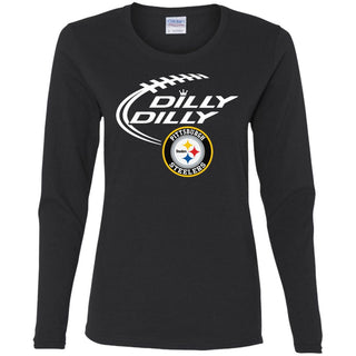 Dilly Dilly Pittsburgh Steelers Nfl Football Women Long Sleeve Shirt