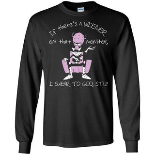 Rick And Morty If There's A Wiener Men Long SLeeve Shirt