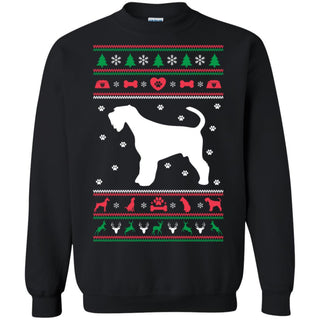 Christmas Airedale Dog Unisex Crewneck Pullover Sweatshirt