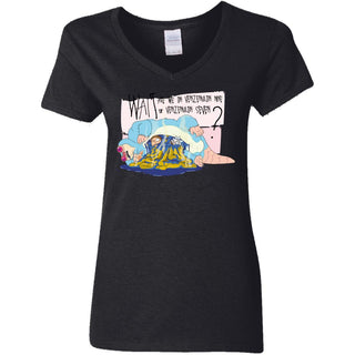 Ricky And Morty Which Venzenulon Are We On Women V-Neck T-Shirt