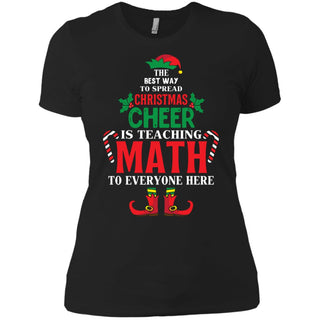 Christmas Cheer Is Teaching Math Women T-Shirt