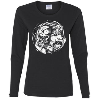 Rick And Morty Time Warp Travels Women Long Sleeve Shirt