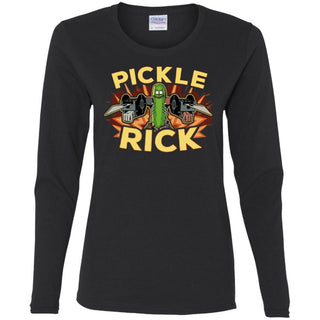 Rick And Morty Pickle Rick Women Long Sleeve Shirt