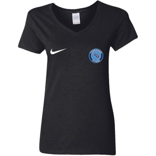 Nike Tennessee Titans Nfl Football Women V-Neck T-Shirt