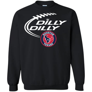 Dilly Dilly Houston Texans Nfl Football Unisex Crewneck Pullover Sweatshirt