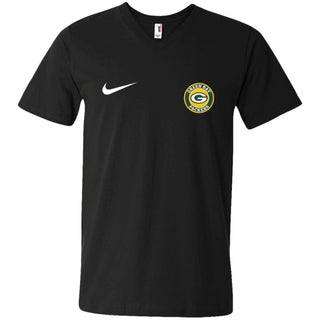 Nike Green Bay Packers Nfl Football Men V-Neck T-Shirt