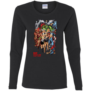Rip Stan Lee Father Of Super Heroes Women Long Sleeve Shirt