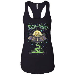 Rick And Morty Spaceship Illustration Women Tank