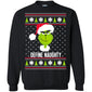 Dr. Seuss The Grinch Naughty Grinch Christmas Sweatshirt Unisex Crewneck Pullover Sweatshirt
