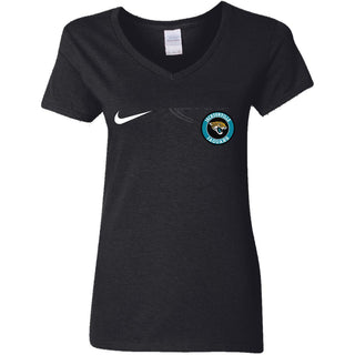 Nike Jacksonville Jaguars Nfl Football Women V-Neck T-Shirt