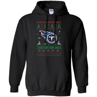 Tennessee Titans Logo Football Teams Ugly Christmas Sweater Men Pullover Hoodie