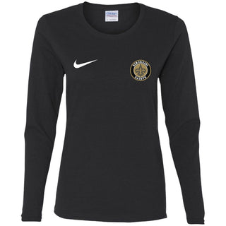 Nike New Orleans Saints Nfl Football Women Long Sleeve Shirt