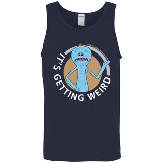 Rick And Morty Mr Meeseeks It's Getting Weird Mug Men Tank Top