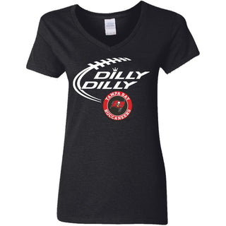 Dilly Dilly Tampa Bay Buccaneers Nfl Football Women V-Neck T-Shirt