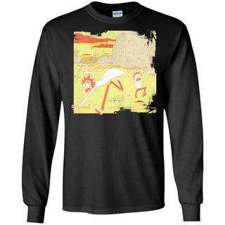 Rick And Morty Escape From Buttworld Men Long SLeeve Shirt