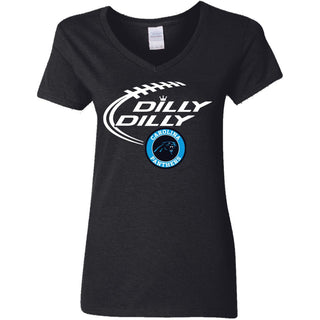 Dilly Dilly Carolina Panthers Nfl Football Women V-Neck T-Shirt