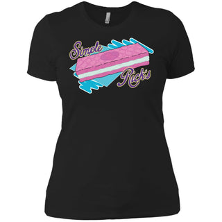 Rick And Morty Simple Rick's Wafer Cookie Women T-Shirt