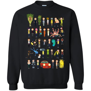 Ricky And Morty The Many Morty's Unisex Crewneck Pullover Sweatshirt