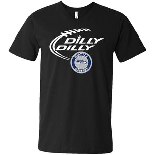 Dilly Dilly Seatle Seahawk Nfl Football Men V-Neck T-Shirt