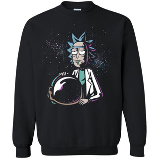 Rick And Morty Astronaut Helmet Unisex Crewneck Pullover Sweatshirt