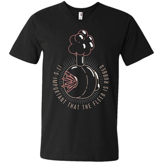 Rick And Morty Plumbus Men V-Neck T-Shirt