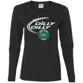 Dilly Dilly New York Jets Nfl Football Women Long Sleeve Shirt