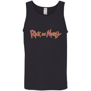 Rick And Morty Title Typography Shirt Men Tank Top