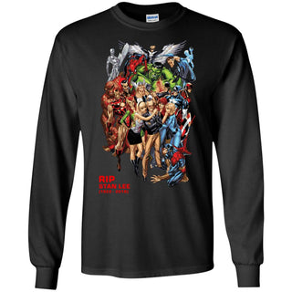 Rip Stan Lee Father Of Super Heroes Men Long SLeeve Shirt