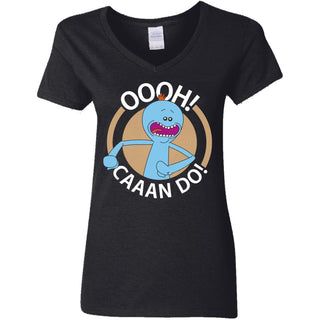 Rick And Morty Mr Meeseeks Oooh Caaan Do Women V-Neck T-Shirt