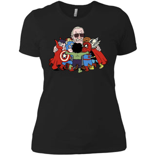 Stan Lee Shirt - Father Of Super Heroes Women T-Shirt
