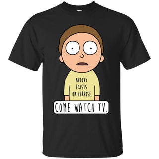 Rick And Morty Come Watch Tv Quote Men T-Shirt