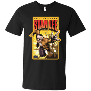 Pow - Entertainment's Amazing Stan Lee Men V-Neck T-Shirt