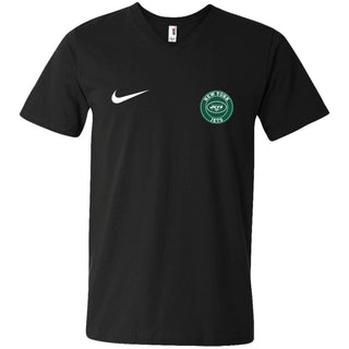 Nike New York Jets Nfl Football Men V-Neck T-Shirt