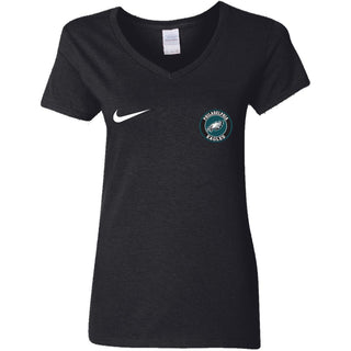 Nike Philadelphia Eagles Nfl Football Women V-Neck T-Shirt