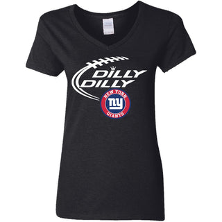 Dilly Dilly New York Giants Nfl Football Women V-Neck T-Shirt