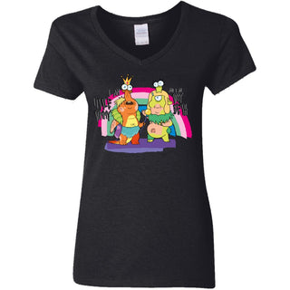 Rick And Morty Little Tommy And Tiny Beth Women V-Neck T-Shirt