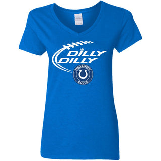 Dilly Dilly Indianapolis Colts Nfl Football Women V-Neck T-Shirt