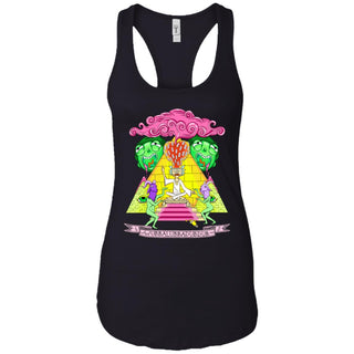 Rick And Morty Pyramid With Catchphrase Women Tank