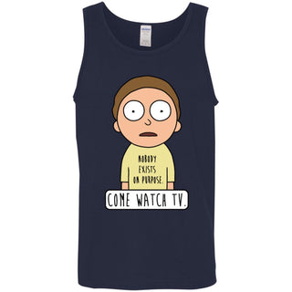 Rick And Morty Come Watch Tv Quote Men Tank Top