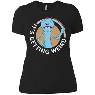 Rick And Morty Mr Meeseeks It's Getting Weird Mug Women T-Shirt