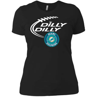 Dilly Dilly Miami Dolphins Nfl Football Women T-Shirt