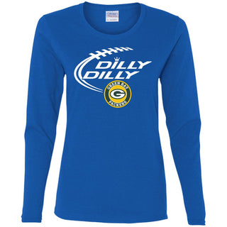 Dilly Dilly Green Bay Packers Nfl Football Women Long Sleeve Shirt