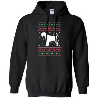Christmas Airedale Dog Men Pullover Hoodie