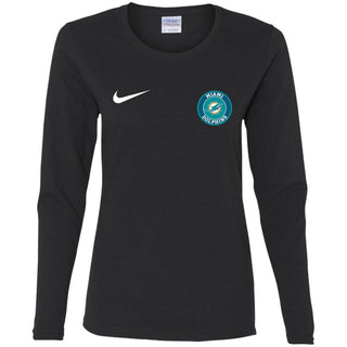Nike Miami Dolphins Nfl Football Women Long Sleeve Shirt